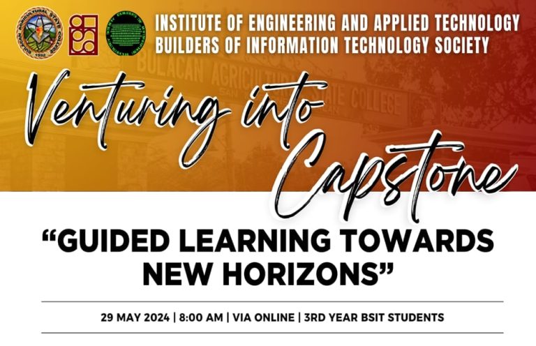 WEBINAR: VENTURING INTO CAPSTONE: GUIDED LEARNING TOWARDS NEW HORIZON