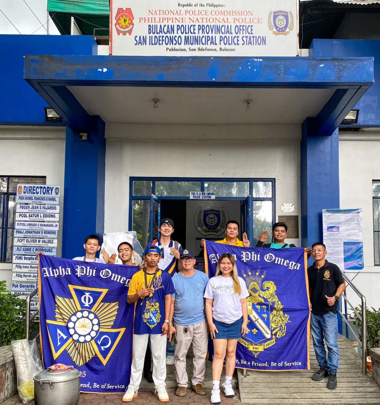 ALPHA PHI OMEGA – BETA IOTA CHAPTER GIVES FREE LUGAW AND PANDESAL TO INMATES