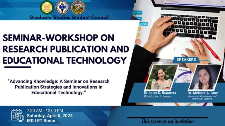 SEMINAR – WORKSHOP ON RESEARCH PUBLICATION AND EDUCATIONAL TECHNOLOGY