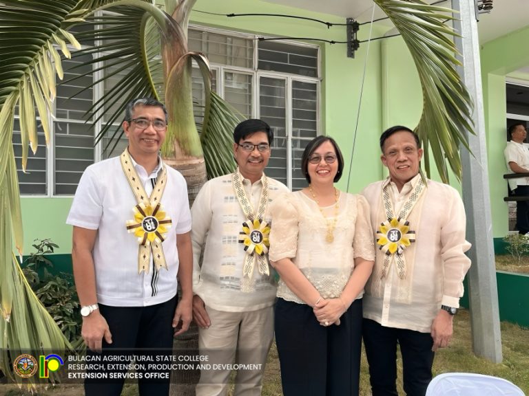 KEY OFFICIALS OF BULACAN AGRICULTURAL STATE COLLEGE (BASC) GRACED THE 38TH ANNIVERSARY CELEBRATION OF THE AGRICULTURAL TRAINING INSTITUTE (ATI) HELD AT THE ATI REGIONAL TRAINING CENTER III IN DINALUPIHAN, BATAAN.