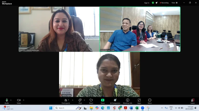 INTERNATIONAL FACULTY & STUDENT EXCHANGE COLLABORATION MEETING BETWEEN BULACAN AGRICULTURAL STATE COLLEGE AND ADAMAS UNIVERSITY, INDIA