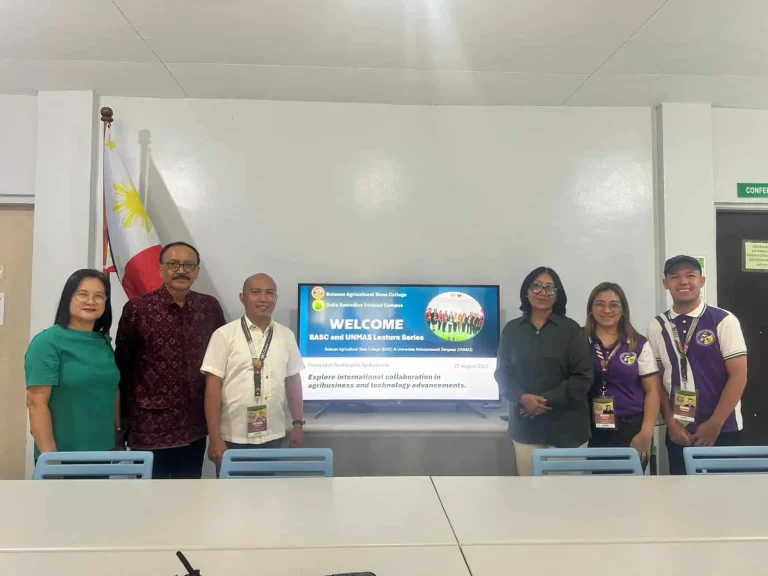 BASC WITH UNMAS: INTERNATIONAL CLASS LECTURE COLLABORATION IN AGRIBUSINESS AND AGROTECHNOLOGY ADVANCEMENT AT BASC-DRT CAMPUS, BULACAN