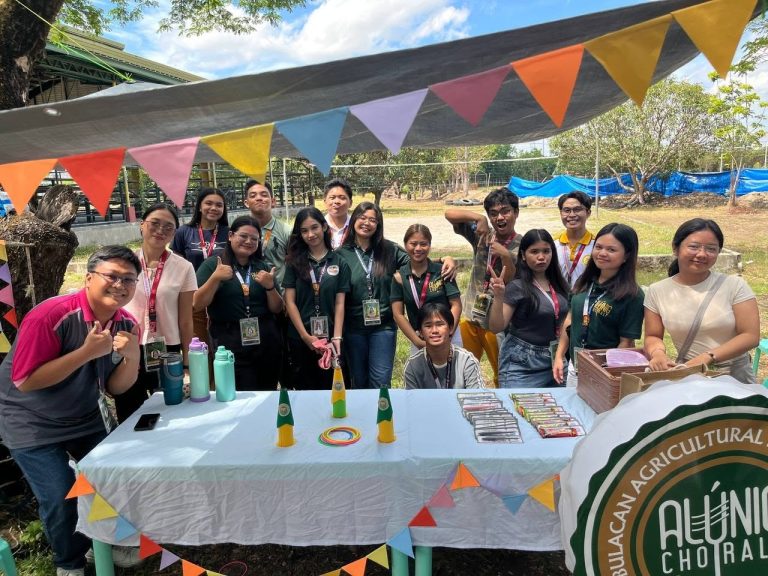 BASC ALUNIG CHORALE RING TOSS DURING THE 3RD BSAU CHARTER ANNIVERSARY