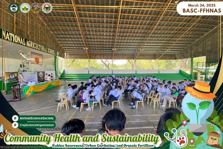 SEMINAR: “COMMUNITY HEALTH AND SUSTAINABILITY, RABIES AWARENESS, URBAN GARDENING, AND ORGANIC FERTILIZER”
